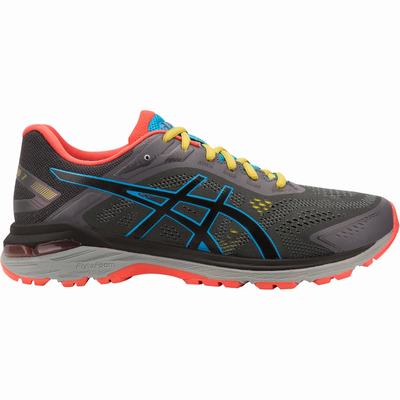 Férfi Asics Gt-2000 7 Trail Wide Futócipő AS0841932 Sötét Szürke/Fekete